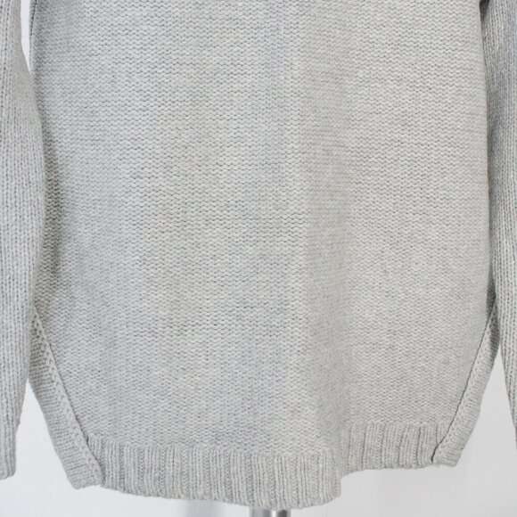 Banana Republic Sunday Sunday Wool Blend Grey Raglan Knit Crewneck Sweater Sz XS - Picture 9 of 13